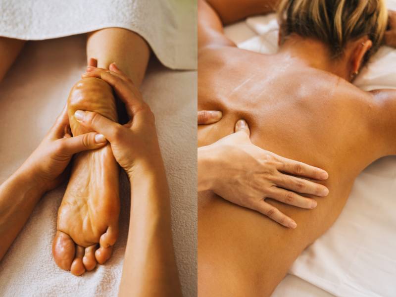 Fuß- und Rückenmassage Kombi